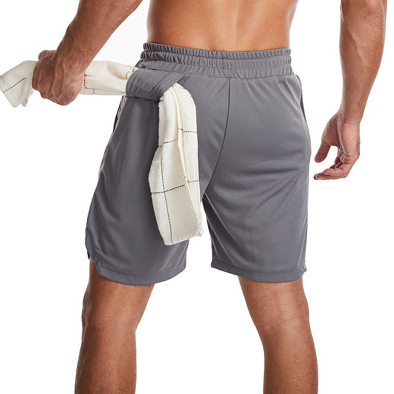 2020 Running Shorts Men Fitness Gym Training Sports Shorts Quick Dry Workout Gym Sport Jogging Double Deck Summer Men Shorts