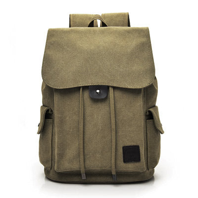 Fashion trendy backpack, unisex casual canvas travel backpack, high school student bag FM9116