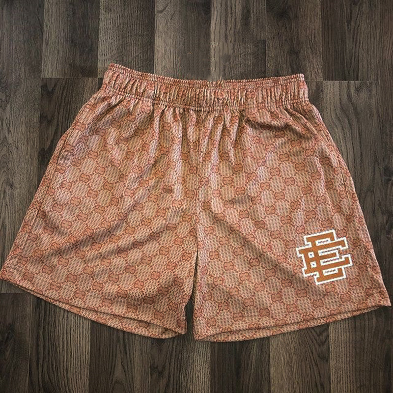 American fitness shorts muscular men sports quarter pants European and American shorts sports fitness shorts basketball shorts