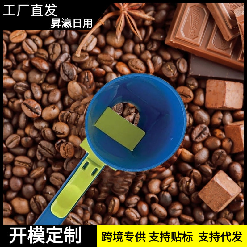 New Mess Free Measuring Funnel Creative protein powder sliding spoon egg yolk separation funnel