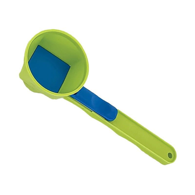 New Mess Free Measuring Funnel Creative protein powder sliding spoon egg yolk separation funnel