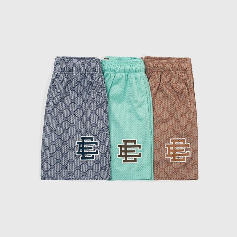 American fitness shorts muscular men sports quarter pants European and American shorts sports fitness shorts basketball shorts