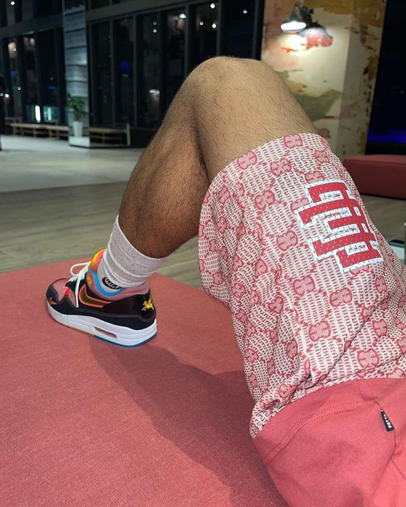 American fitness shorts muscular men sports quarter pants European and American shorts sports fitness shorts basketball shorts