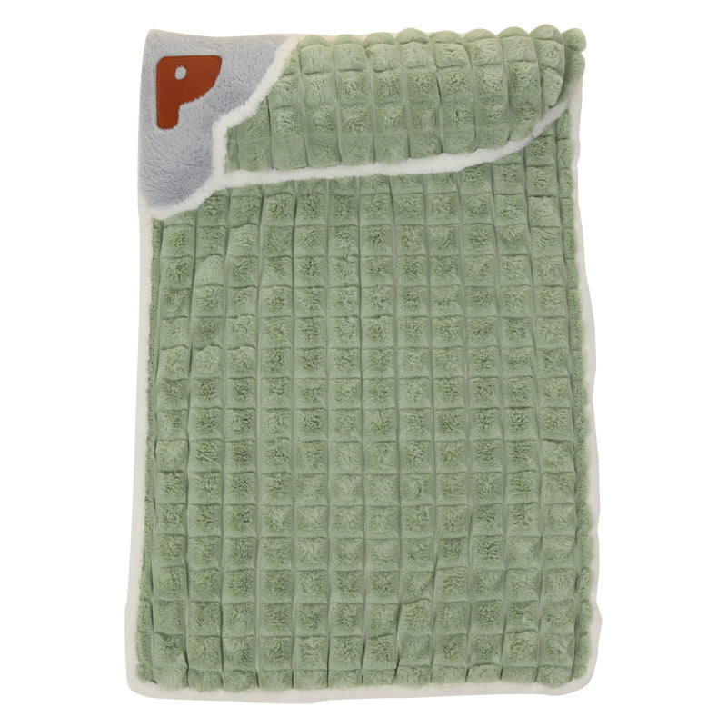 Pet bed dog mat winter thickened dog mat warm and comfortable pet mat cat mat cross-border wholesale
