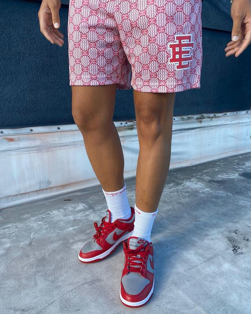 American fitness shorts muscular men sports quarter pants European and American shorts sports fitness shorts basketball shorts