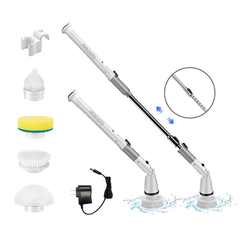 Multi-brush head wireless electric cleaning brush brush gap brush kitchen bathroom housework cleaning toilet brush rotating mop